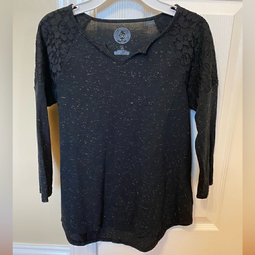 Junior Black Blouse 